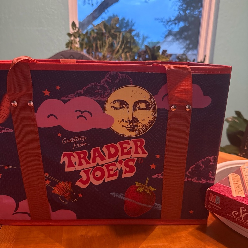 Trader Joe’s Reusable Grocery Tote Bag - Folds Flat